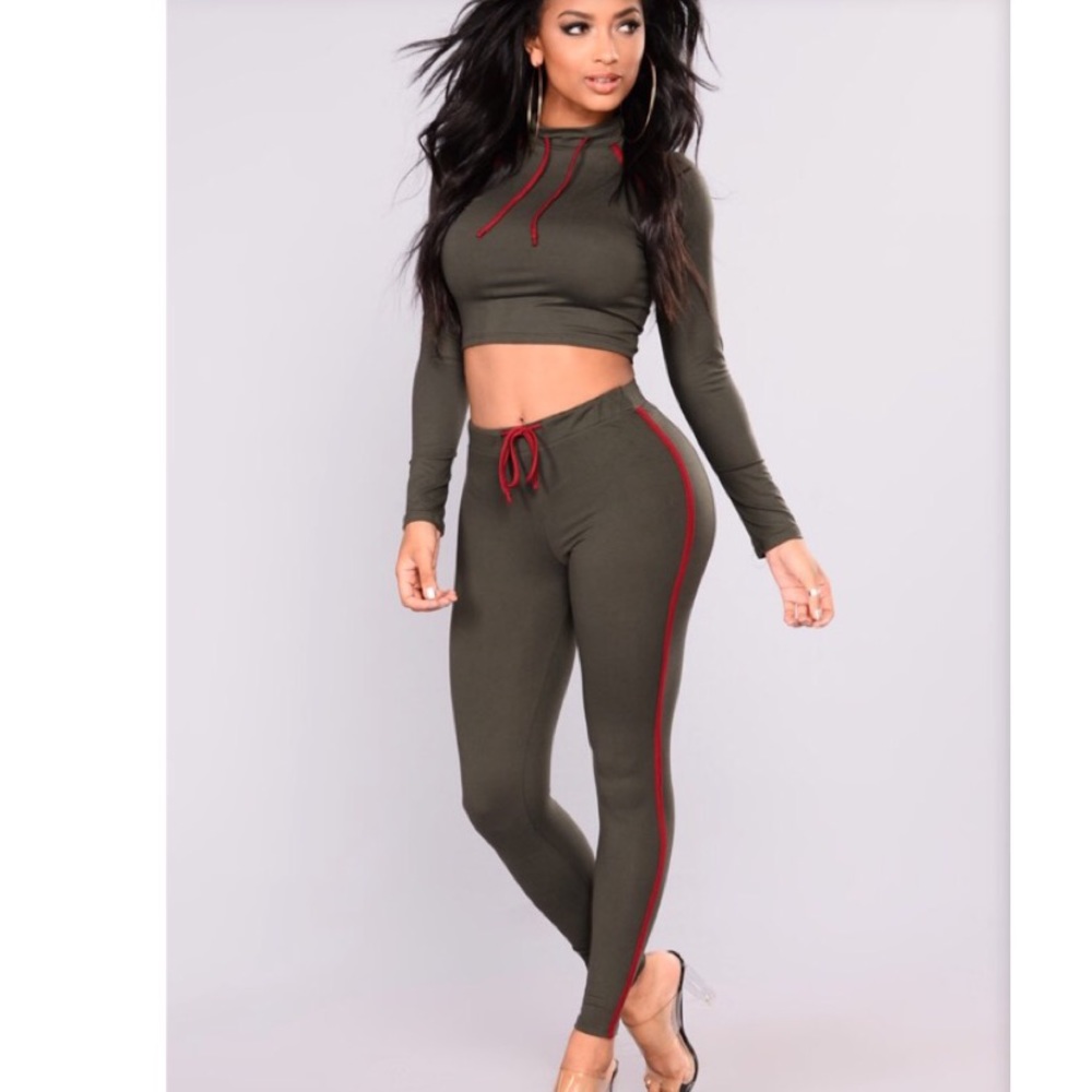 Olive Green Matching Set